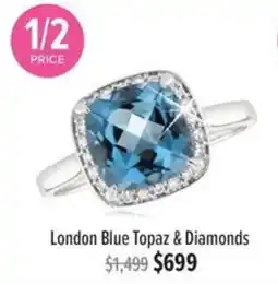 Shiels London Blue Topaz & Diamonds offer