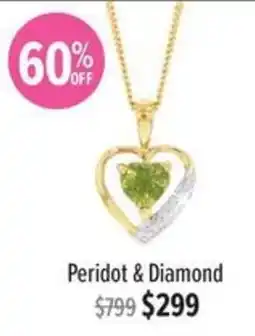 Shiels Peridot & Diamond offer