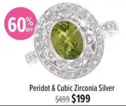 Shiels Peridot & Cubic Zirconia Silver offer