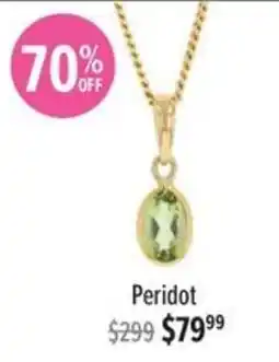 Shiels Peridot offer