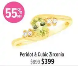 Shiels Peridot & Cubic Zirconia offer