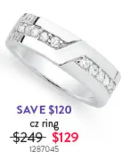 Goldmark cz ring offer