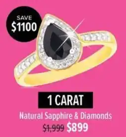 Shiels Natural Sapphire & Diamonds offer