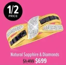 Shiels Natural Sapphire & Diamonds offer