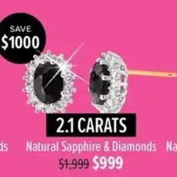 Shiels Natural Sapphire & Diamonds offer