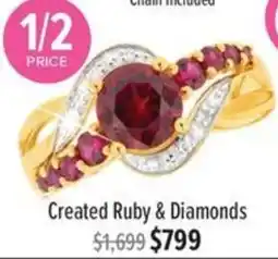 Shiels Created Ruby & Diamonds offer