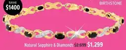 Shiels Natural Sapphire & Diamonds offer