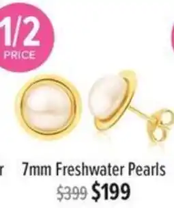 Shiels 7mm Freshwater Pearls offer