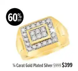 Shiels 1/4 Carat Gold Plated Silver offer