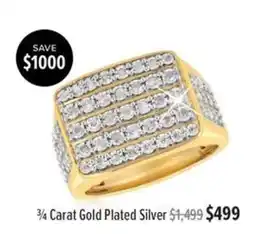 Shiels 3/4 Carat Gold Plated Silver offer