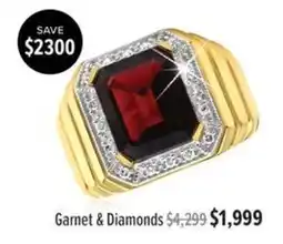 Shiels Garnet & Diamonds offer