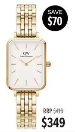Shiels Daniel Wellington watch offer