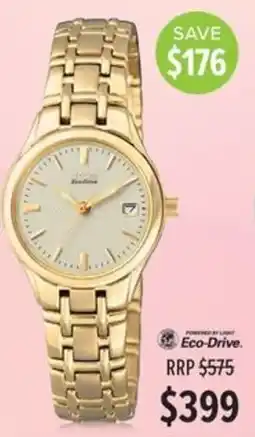 Shiels Eco-Drive watch offer