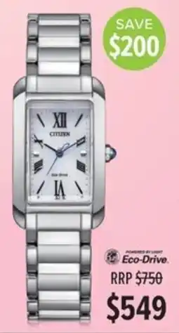 Shiels Citizen watch offer