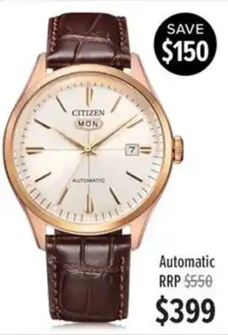 Shiels Citizen Automatic offer