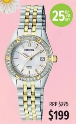 Shiels Citizen watch offer