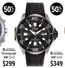 Shiels Citizen Eco-Drive Chronograph offer