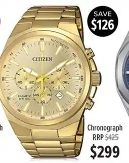 Shiels Citizen Chronograph offer
