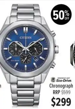 Shiels Citizen Chronograph offer