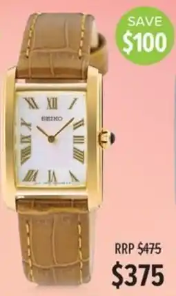 Shiels Seiko watch offer