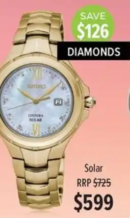 Shiels Seiko Coutura Solar offer