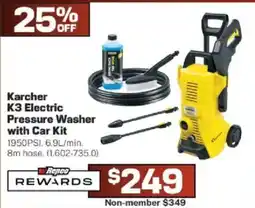 Repco Karcher K3 Electric Pressure Washer with Car Kit offer