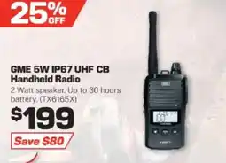 Repco GME 5W IP67 UHF CB Handheld Radio offer