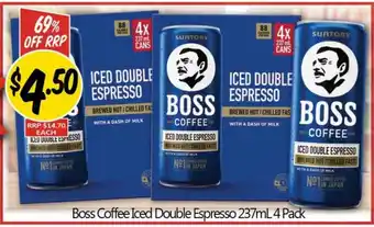 Boss Coffee Iced Double Espresso