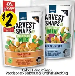 NQR Calbee Harvest Snaps Veggie Snack offer