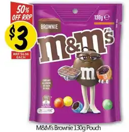 NQR M&M's Brownie offer