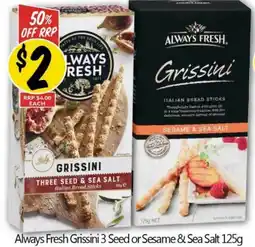 NQR Always Fresh Grissini offer