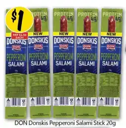 NQR DON Donskis Pepperoni Salami Stick offer