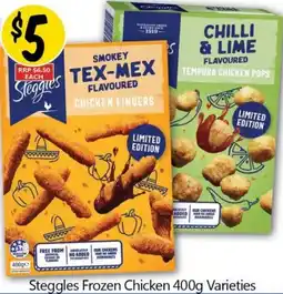 NQR Steggles Frozen Chicken 400g Varieties offer