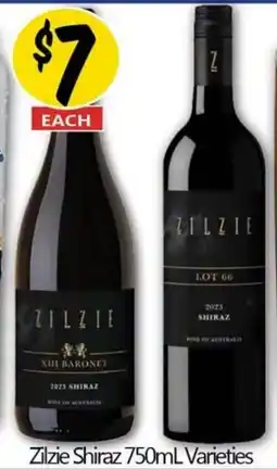NQR Zilzie Shiraz offer