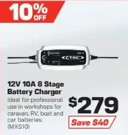 Repco Ctek 12V 10A 8 Stage Battery Charger offer