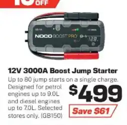 Repco Noco Boost Pro 12V 3000A Boost Jump Starter offer