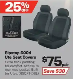 Repco Ripstop 600d Ute Seat Covers offer