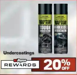 Repco Raptor Undercoatings offer
