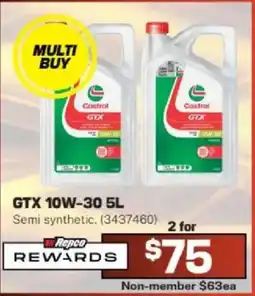 Repco Castrol GTX 10W-30 offer