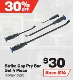 Repco Strike Cap Pry Bar Set 4 Piece offer