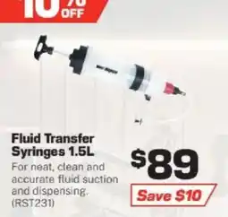 Repco Fluid Transfer Syringes offer