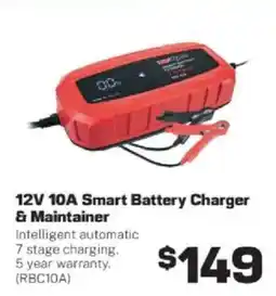 Repco Wipro 12V 10A Smart Battery Charger & Maintainer offer