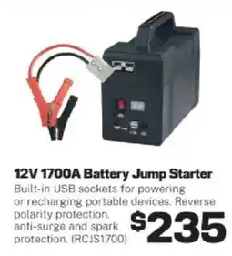 Repco 12V 1700A Battery Jump Starter offer