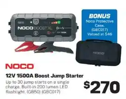Repco Noco 12V 1500A Boost Jump Starter offer