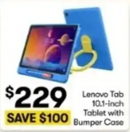 BIG W Lenovo Tab 10.1-inch Tablet with Bumper Case offer