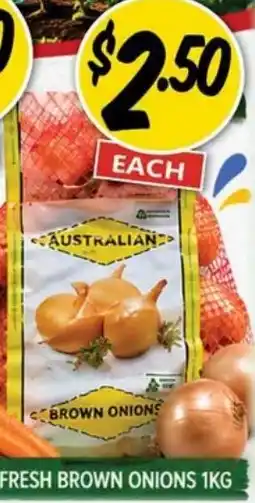 NQR Fresh brown onions offer
