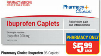 Direct Chemist Outlet Pharmacy Choice Ibuprofen offer