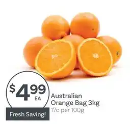 IGA Australian Orange offer