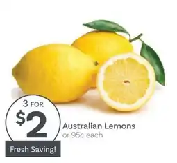 IGA Australian Lemons offer