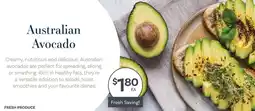 IGA Australian Avocado offer